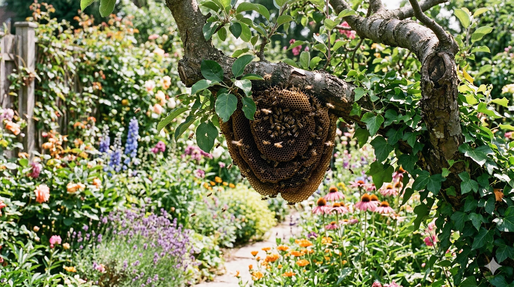 Bienen Nest im Garten: Darf man es entfernen oder umsiedeln?