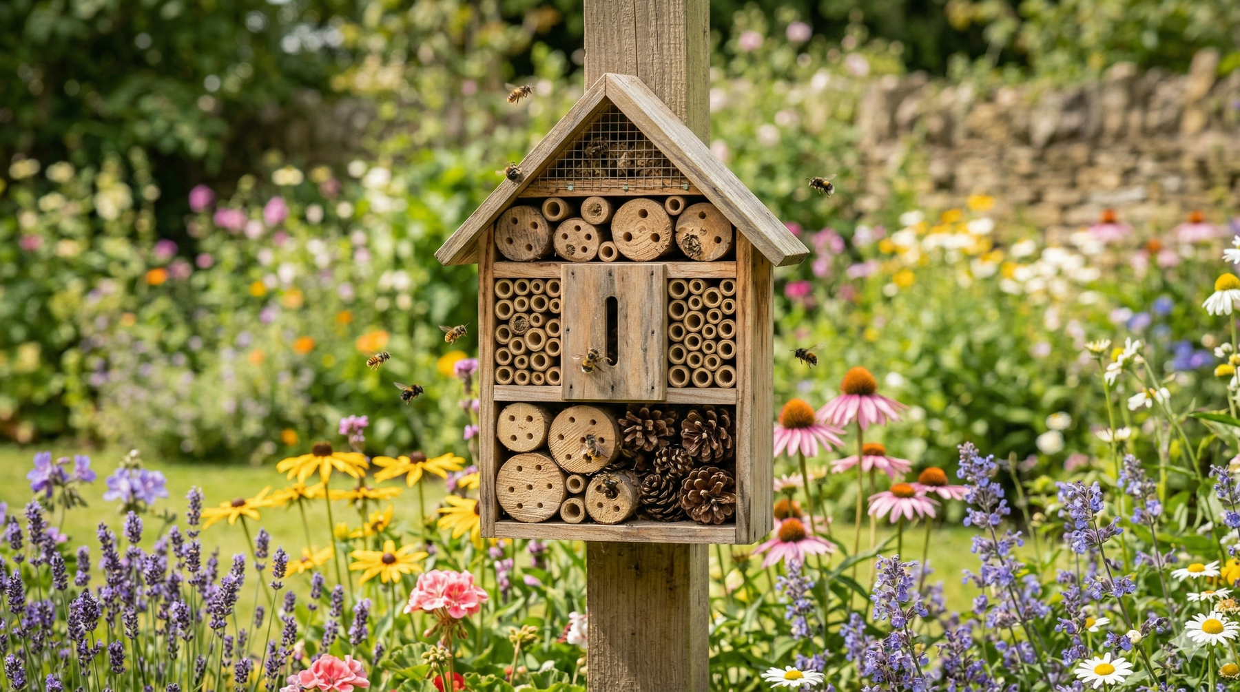 Bijennesthulpmiddel: ondersteuning voor bijen in de tuin - zo werkt het
