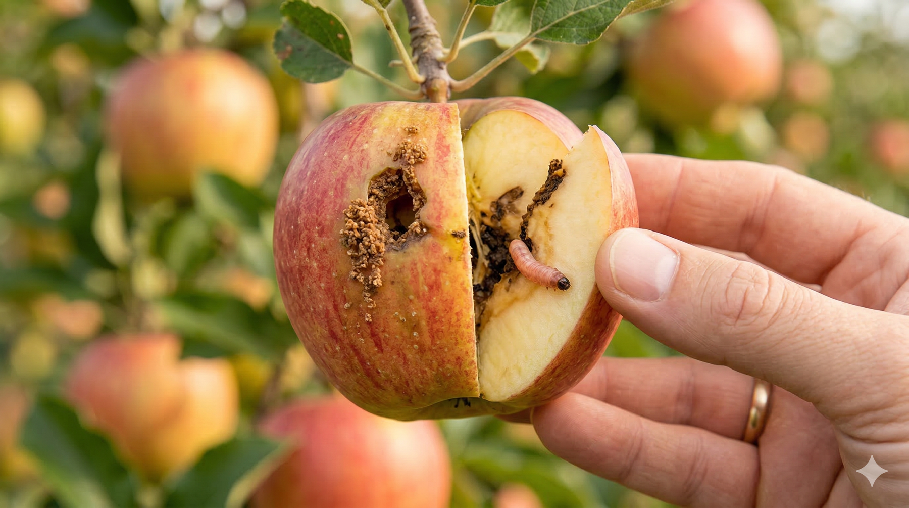 Schade door fruitmot herkennen: kenmerken, foto's en checklist