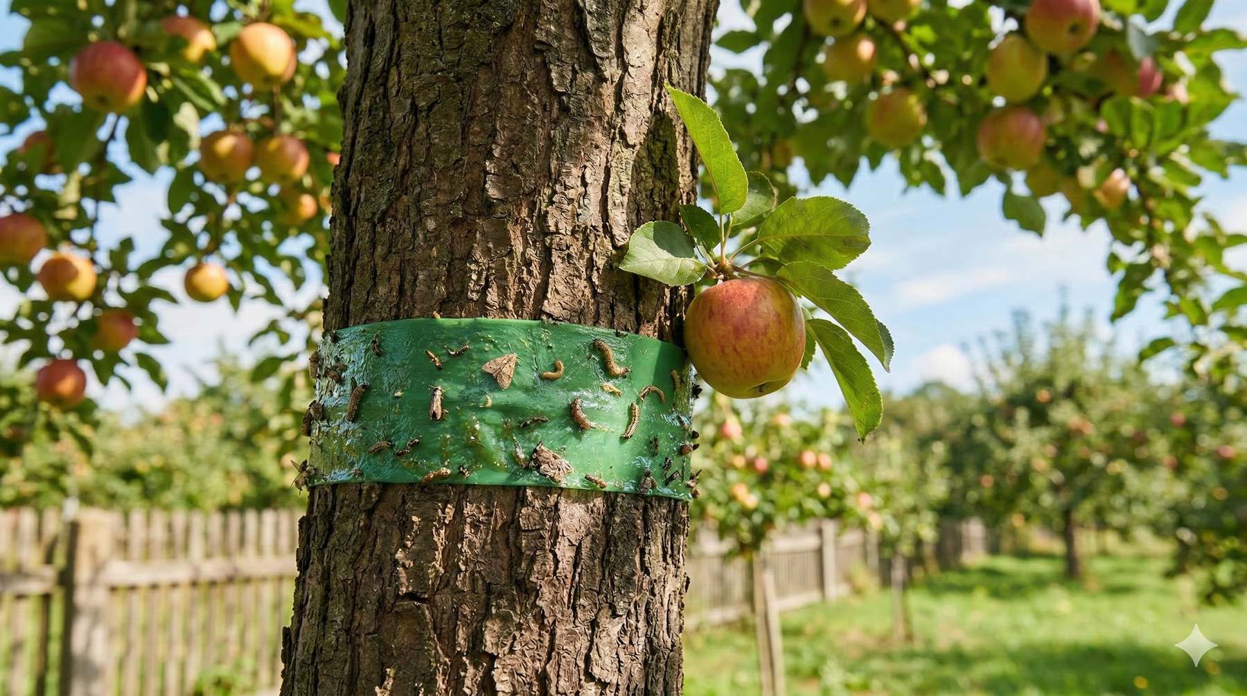 Lijmring aan de appelboom: helpt het tegen fruitmot? - Het antwoord