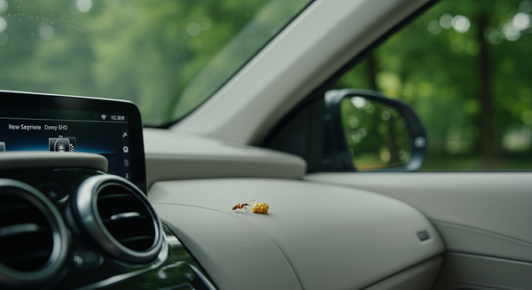 Mieren in de auto: controle en preventie