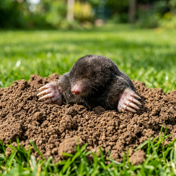 Anatomie en leefgebied van de mol