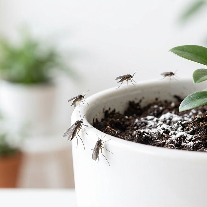 Backpulver gegen Trauermücken
