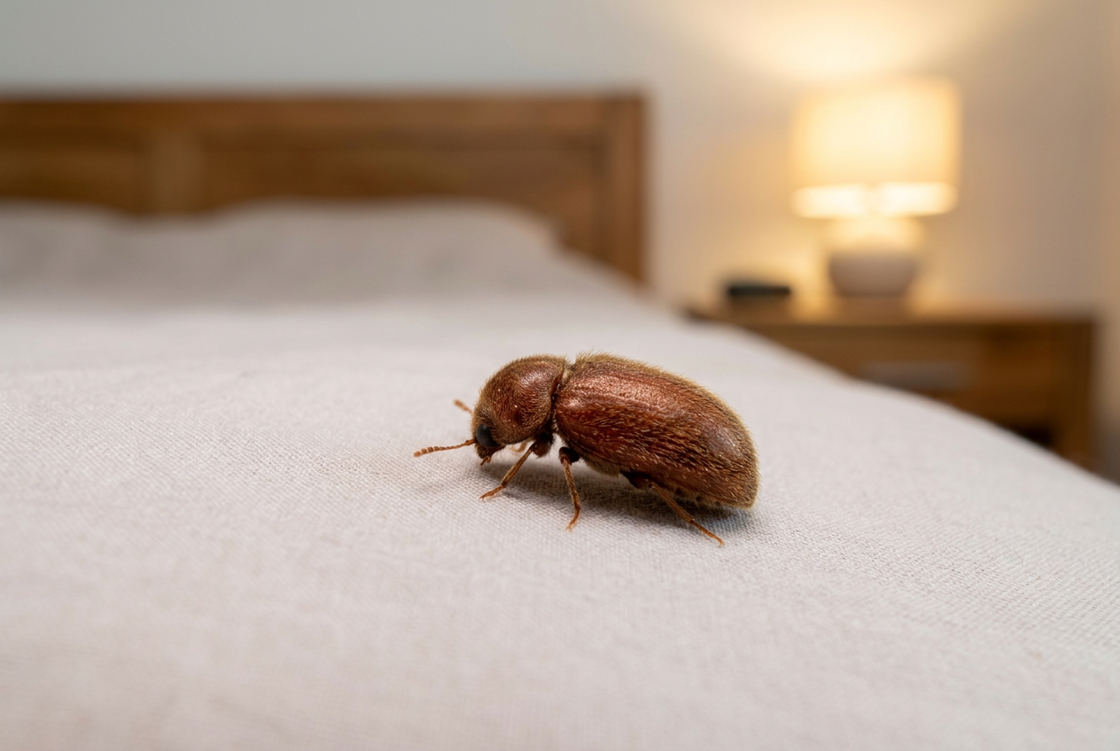 Broodkevers in de slaapkamer: identificeer de oorzaken en verwijder ze definitief