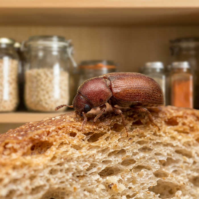 broodkevers in het appartement