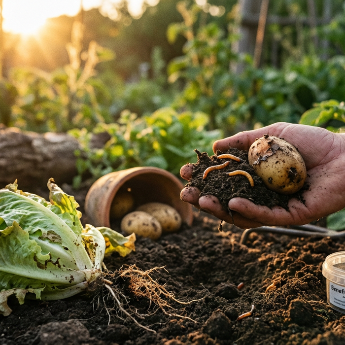 Draadwormen in de tuin: Biologisch opsporen, voorkomen en bestrijden