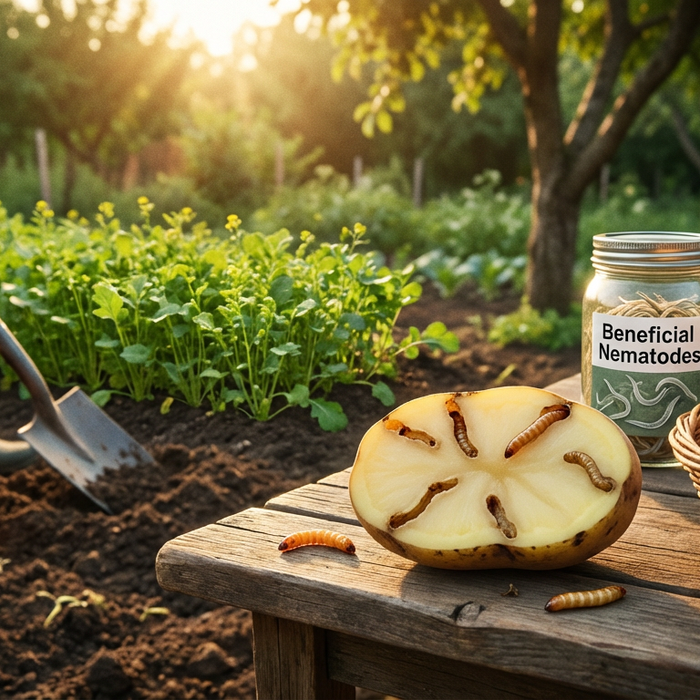 Draadwormen in aardappelen: schade, preventie en controle