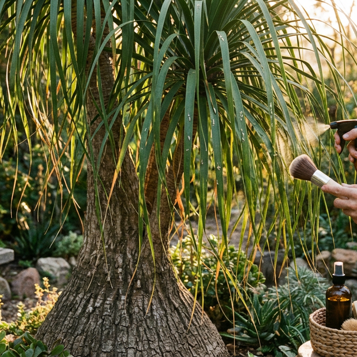 Elefantenfuss Thripse: Beaucarnea effektiv retten und schützen