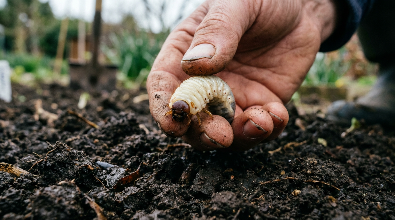 Engerlingen in de bodem: plagen herkennen en biologisch bestrijden