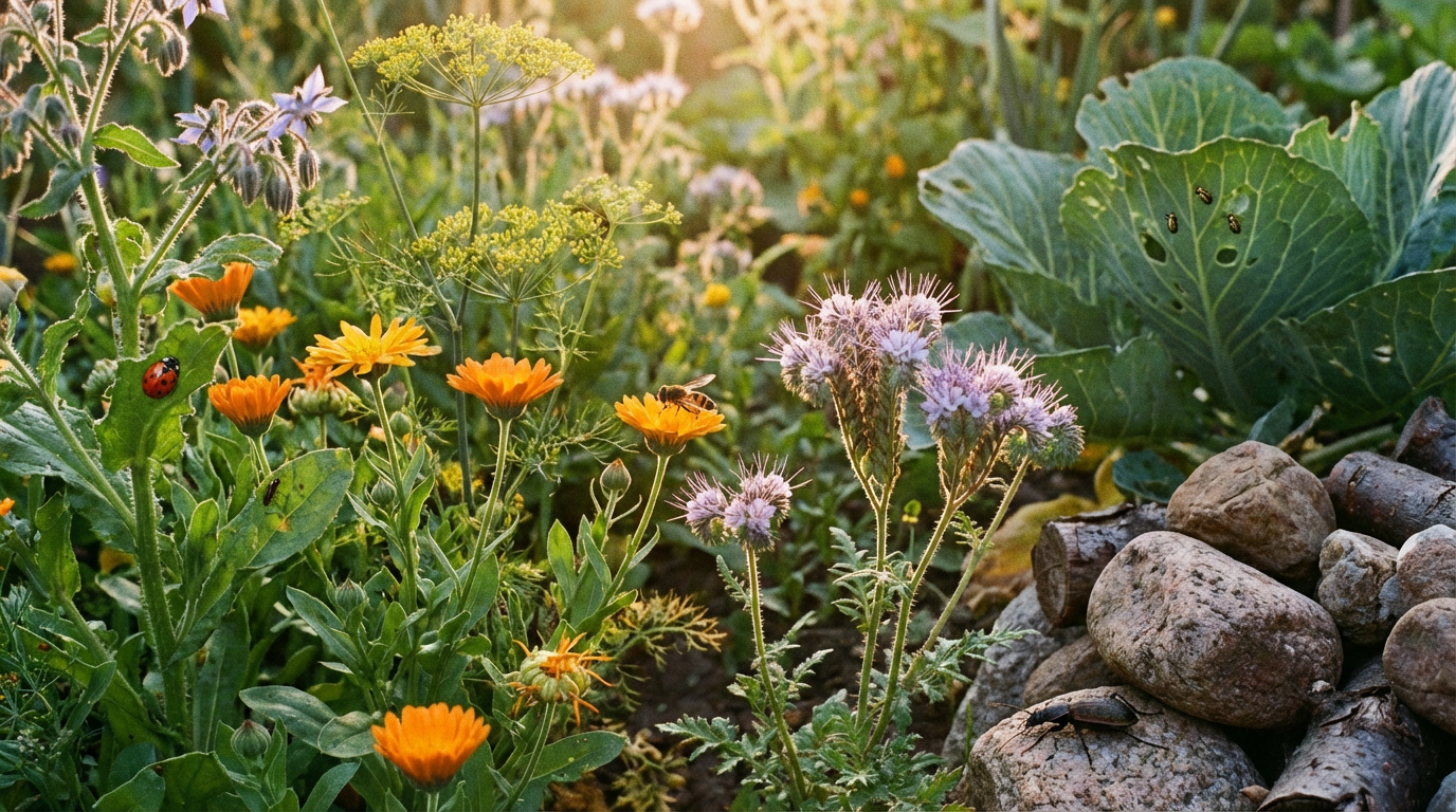 Natuurlijke vijanden van vlooienkevers: hoe u nuttige insecten in de tuin kunt stimuleren