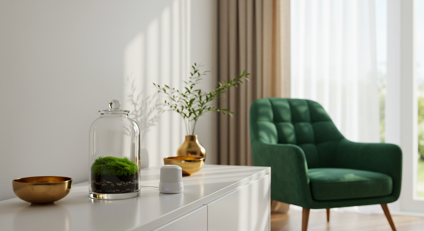 Aardse of muffe geur in het appartement