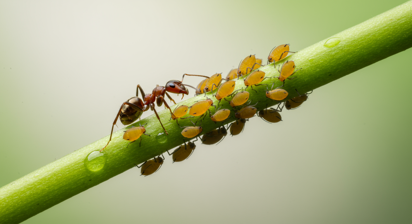 Eten mieren bladluizen: relatie tussen insecten