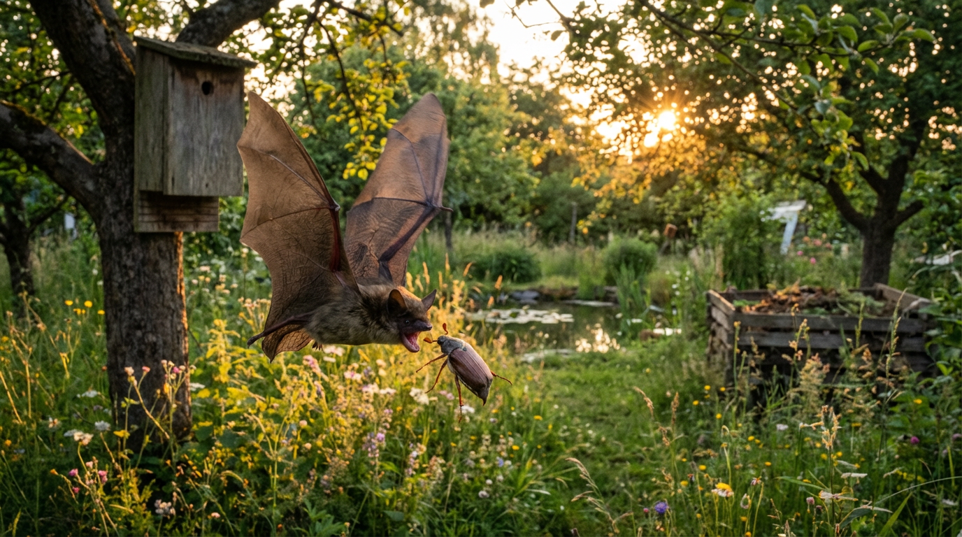 Eten vleermuizen junikevers? Natuurlijke ongediertebestrijding in de tuin
