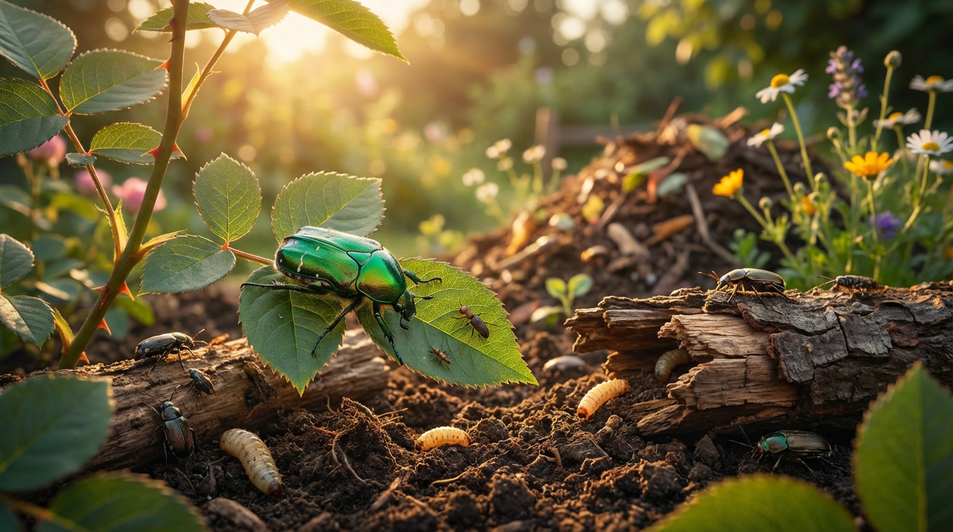 Groene juni-kever: detectie, biologie en effectieve bestrijding