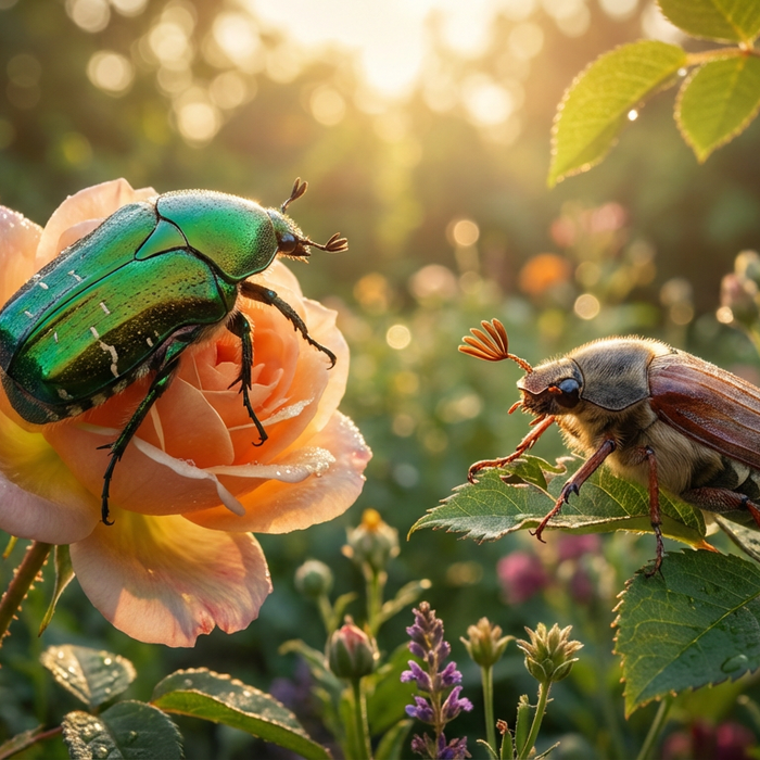 Groene meikever: rozenkever of plaag? Herken het verschil