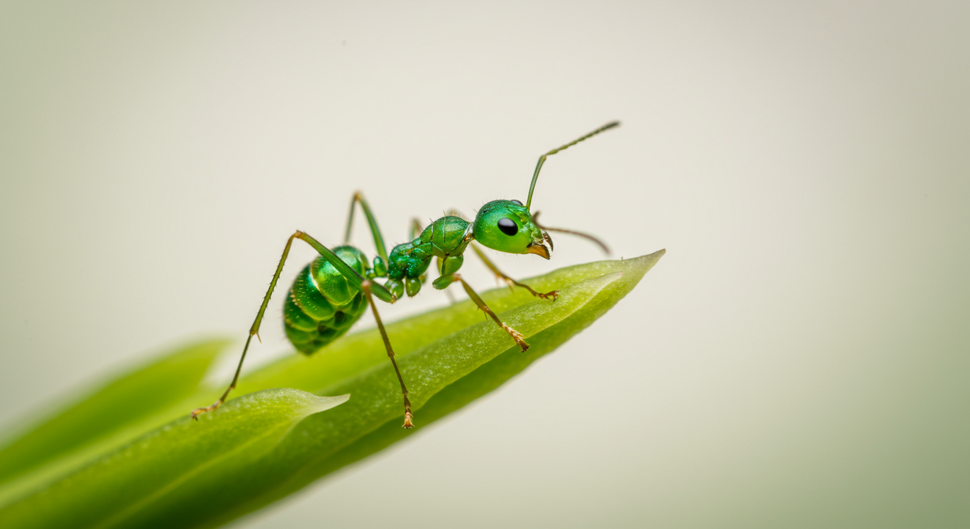 Groene mieren: soorten en eigenaardigheden