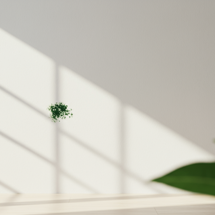 Groene schimmel op de muur: detectie en verwijdering