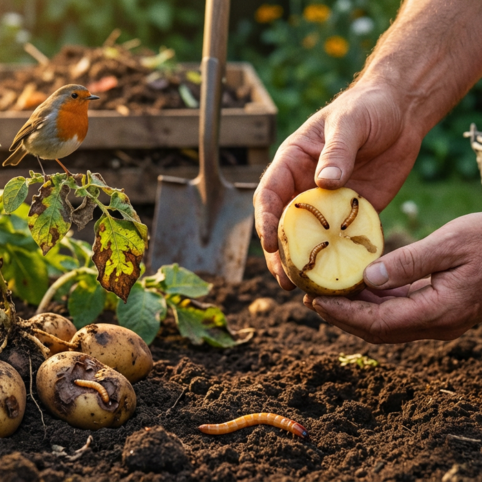 Aardappelziekten en draadwormen: schadepatronen, biologie en bestrijding