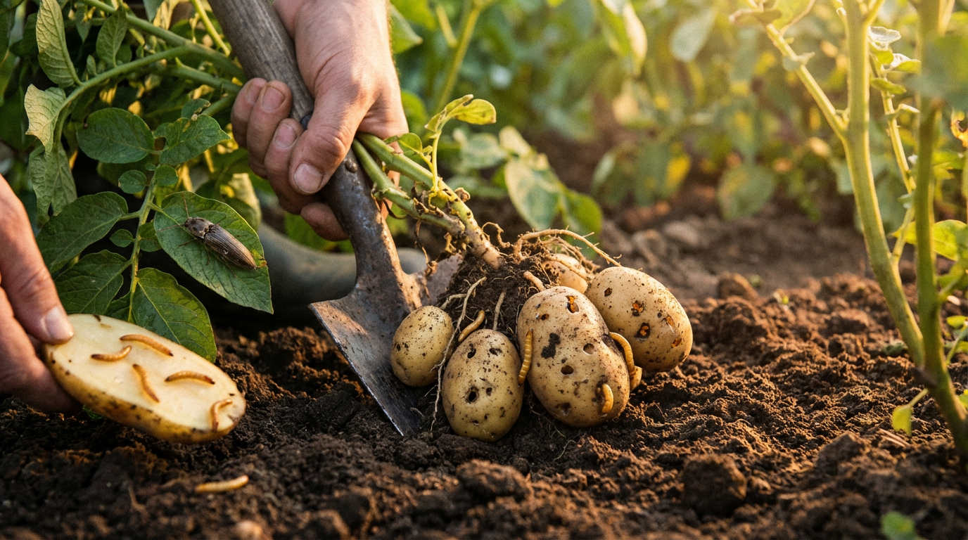 Aardappelplagen Draadwormen: detectie, biologie en controle