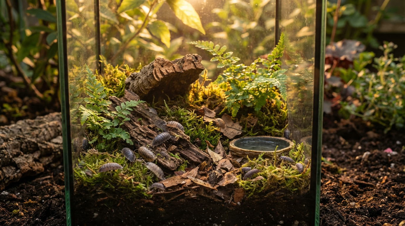 Pissebedden houden: de ultieme gids voor het terrarium