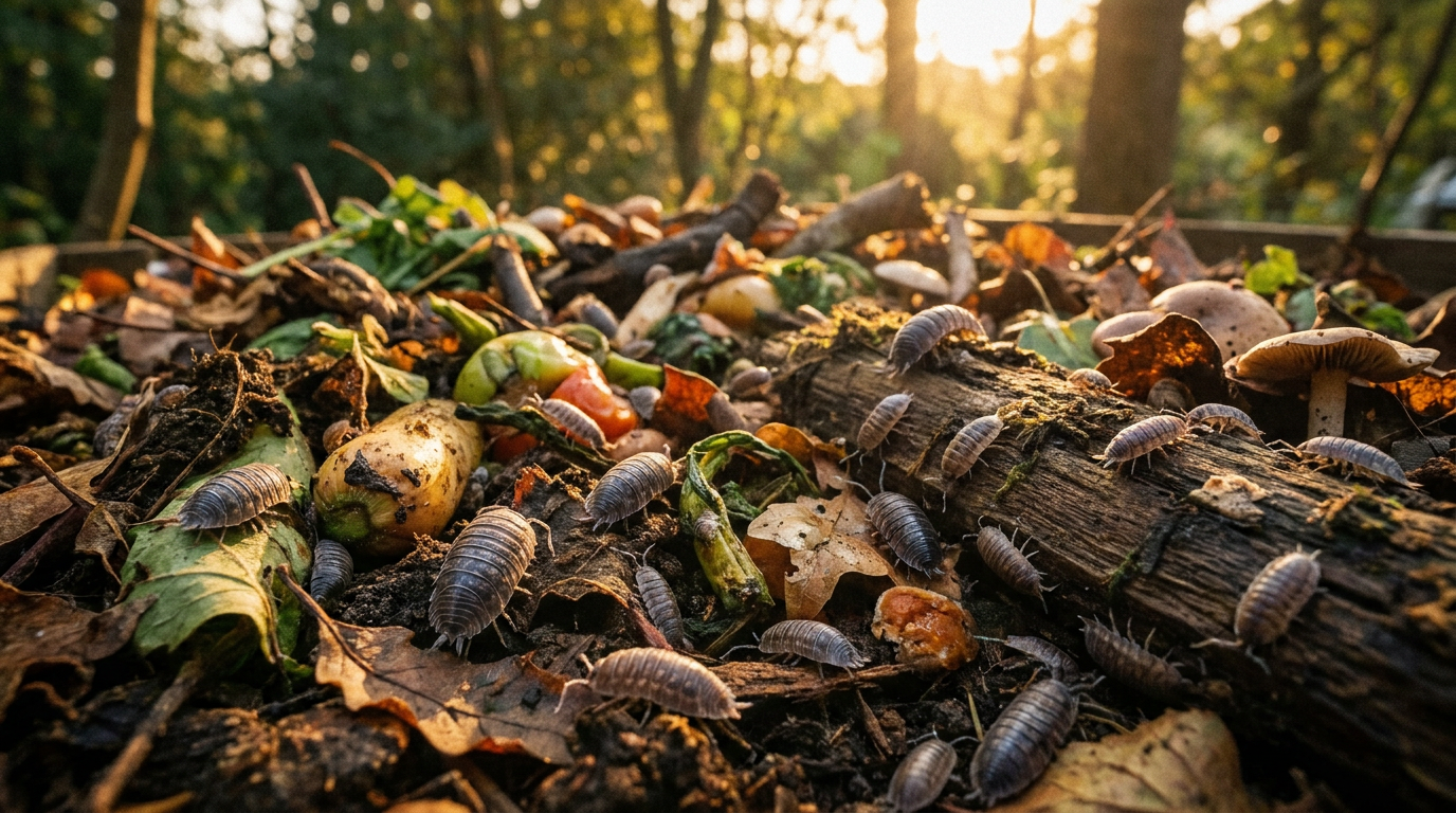 Pissebedden in de compost: nuttige helpers of ongedierte?
