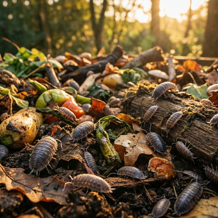 Pissebedden in de compost: nuttige helpers of ongedierte?