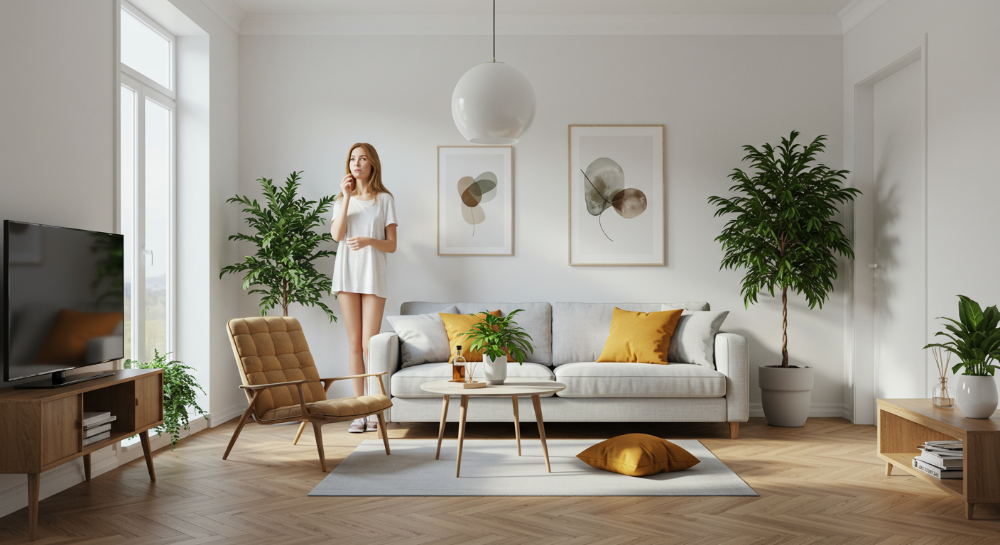 Vreemde zoete geur in het appartement