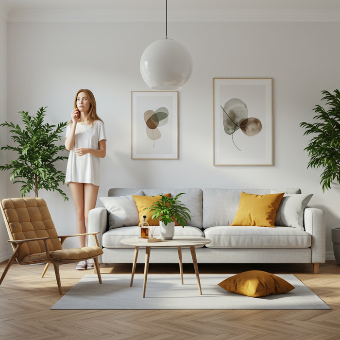 Vreemde zoete geur in het appartement