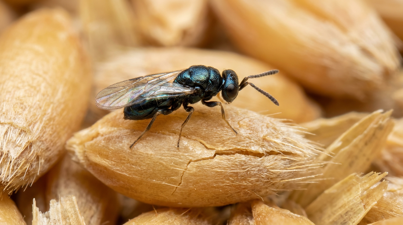 Bewaarwesp Toepassing: Bestrijd bewaarplagen biologisch en effectief