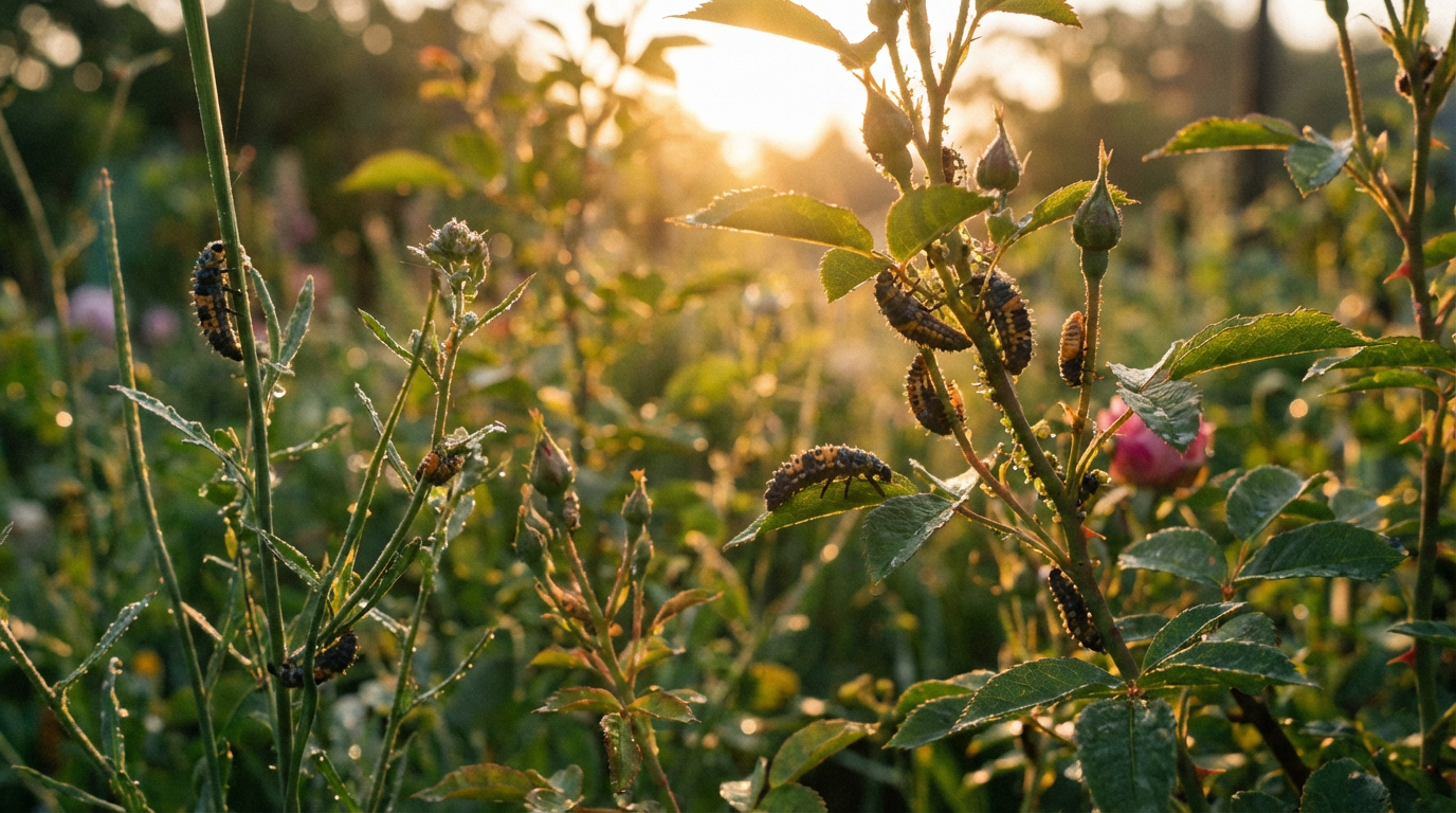 Lieveheersbeestjelarven: Alles over de nuttige bladluisjagers in de tuin