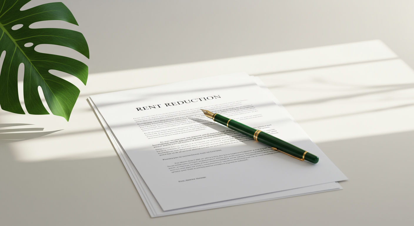 Huurverlaging malbrief - tabel & voorbeeldbrief