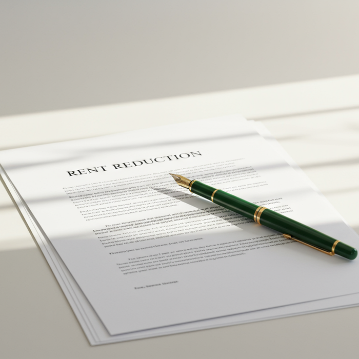 Huurverlaging malbrief - tabel & voorbeeldbrief