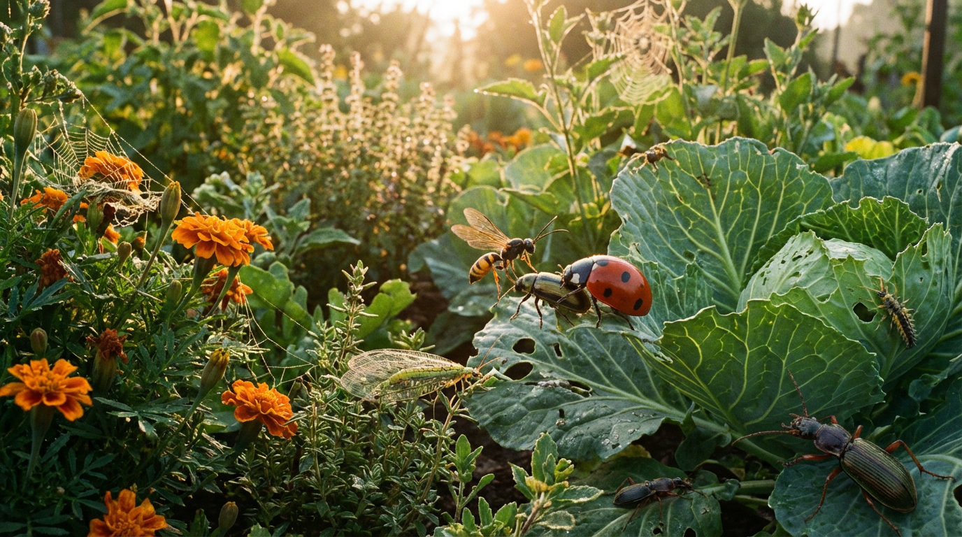 Gunstige insecten tegen vlooienkevers: richt zich op natuurlijke vijanden
