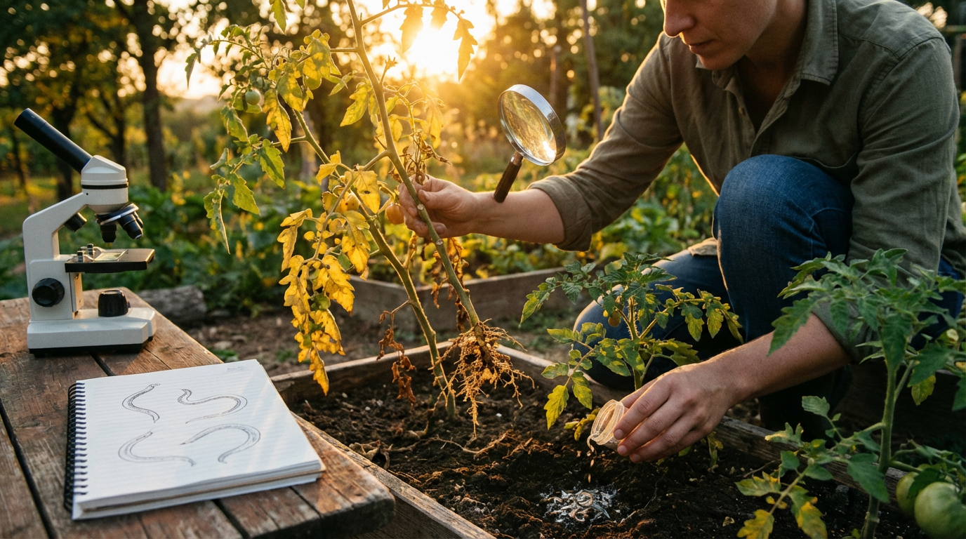 Nematoden op planten: plagen herkennen en nuttige insecten aanpakken