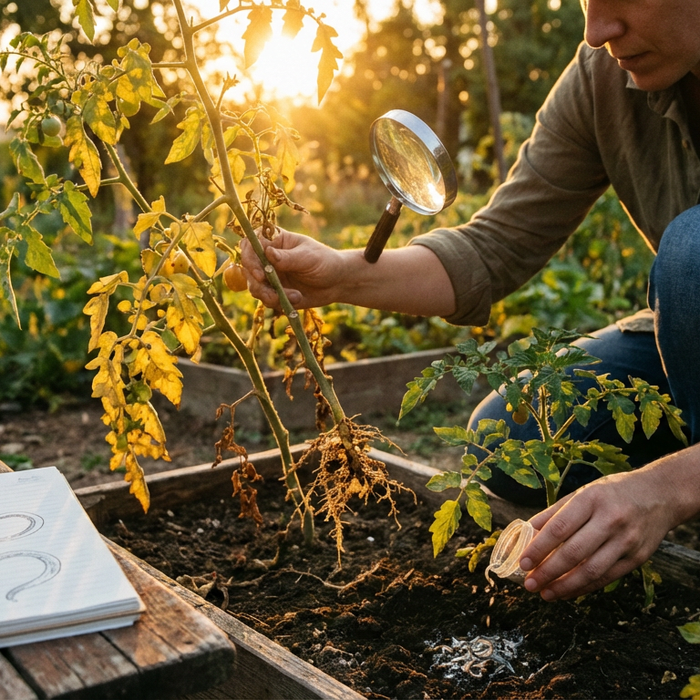 Nematoden op planten: plagen herkennen en nuttige insecten aanpakken