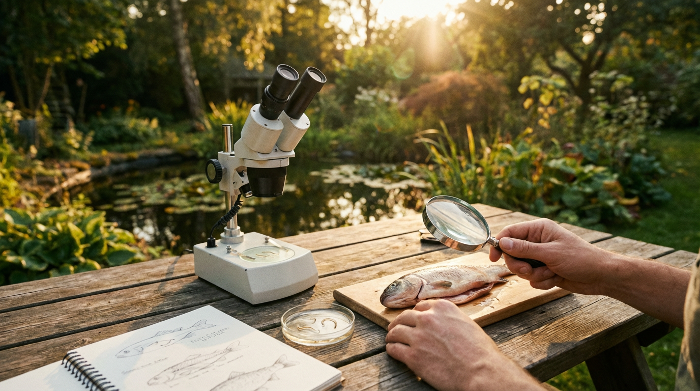 Nematoden bij vissen: diagnose, behandeling en risico op zoönose