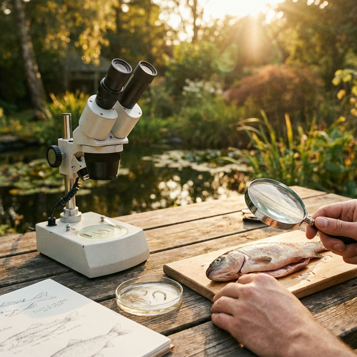 Nematoden bij vissen: diagnose, behandeling en risico op zoönose