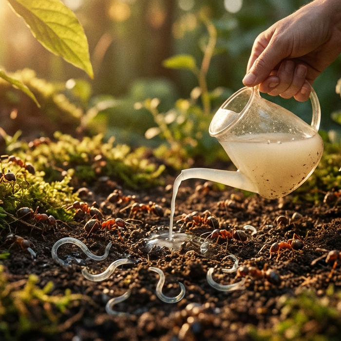 Nematoden tegen mieren: natuurlijke en gifvrije bestrijding
