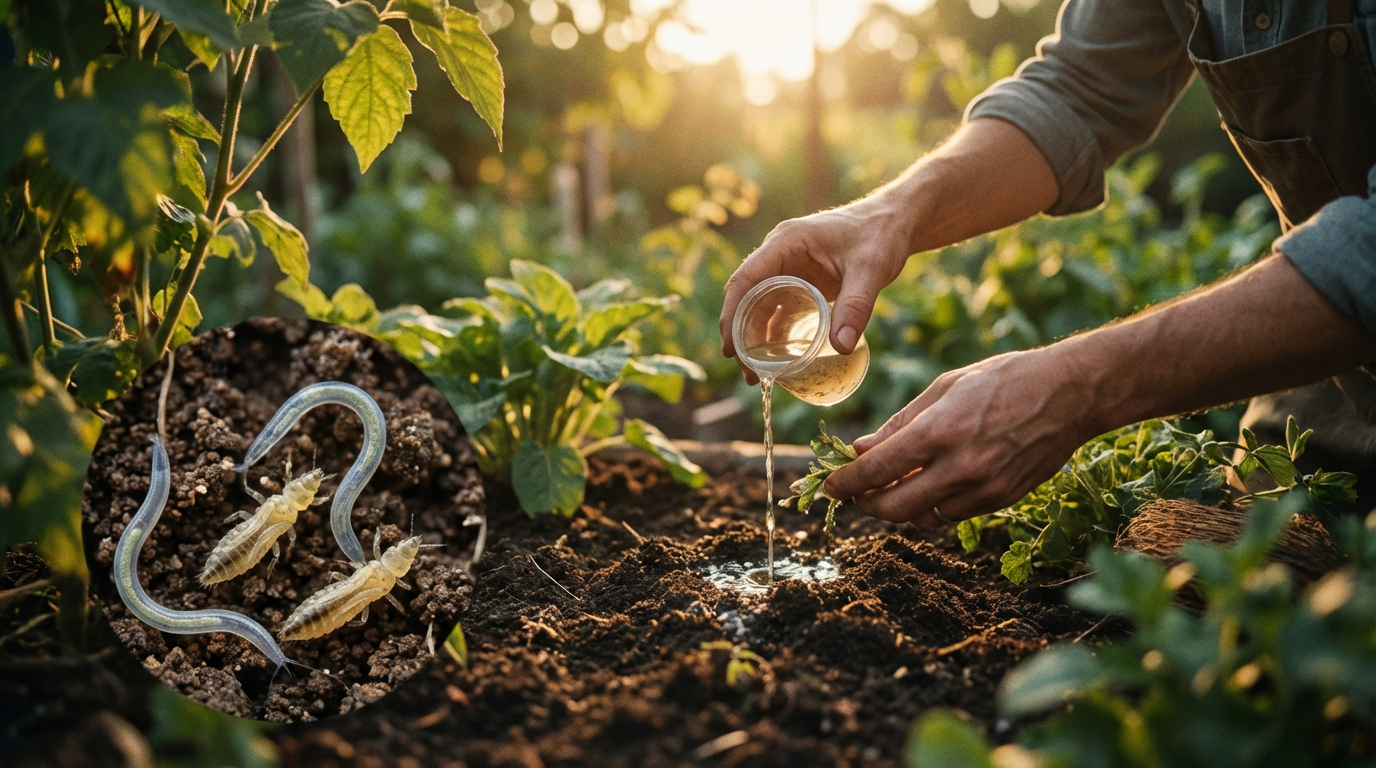Nematoden tegen trips: de biologische oplossing voor de bodem