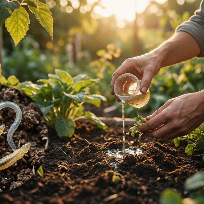 Nematoden tegen trips: de biologische oplossing voor de bodem