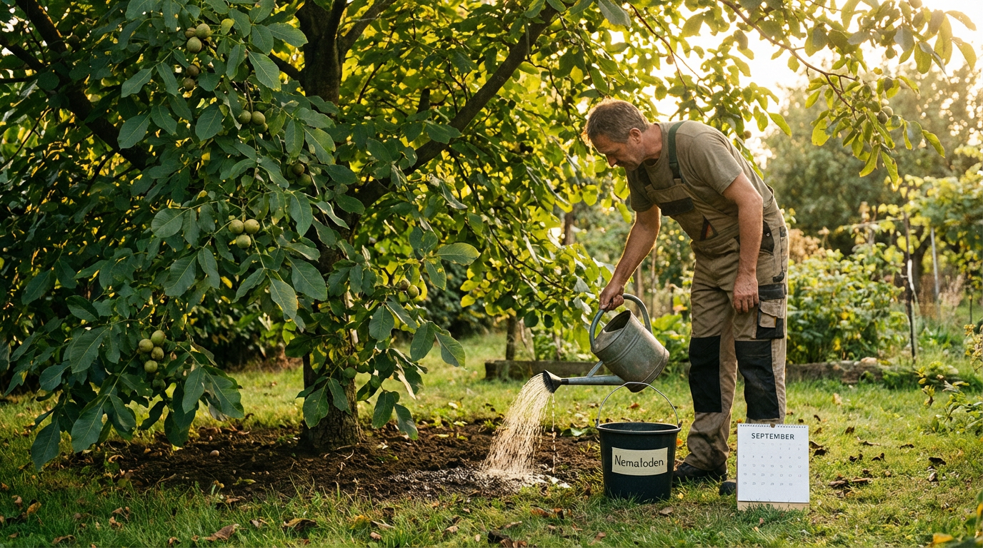 Nematoden tegen walnootfruitvlieg: toepassing, timing en tips
