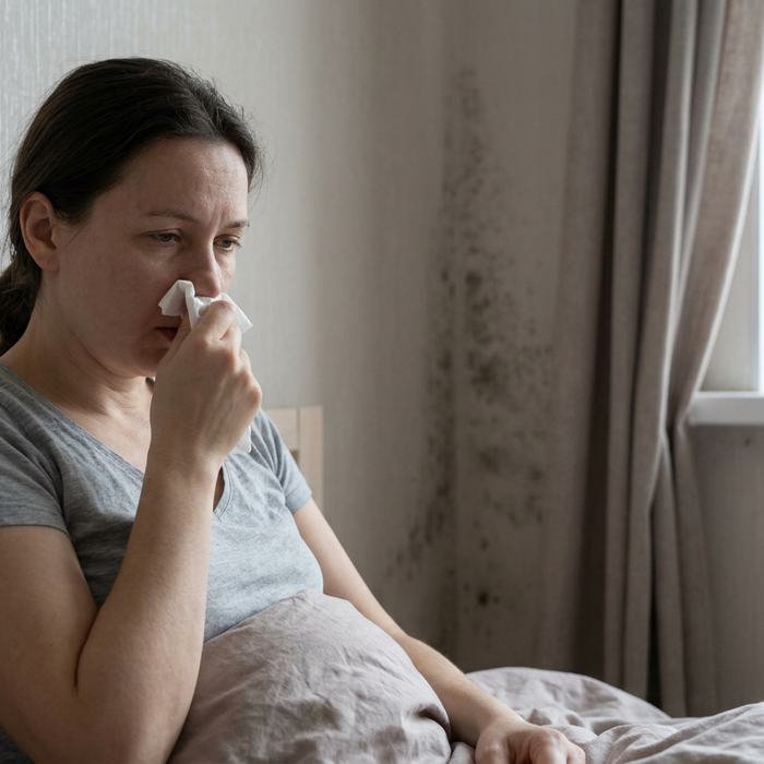 Schimmel in de slaapkamergezondheid — foto 1