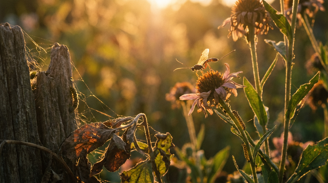 Het wegwerken van parasitaire wespen: waarom de nuttige insecten vanzelf verdwijnen