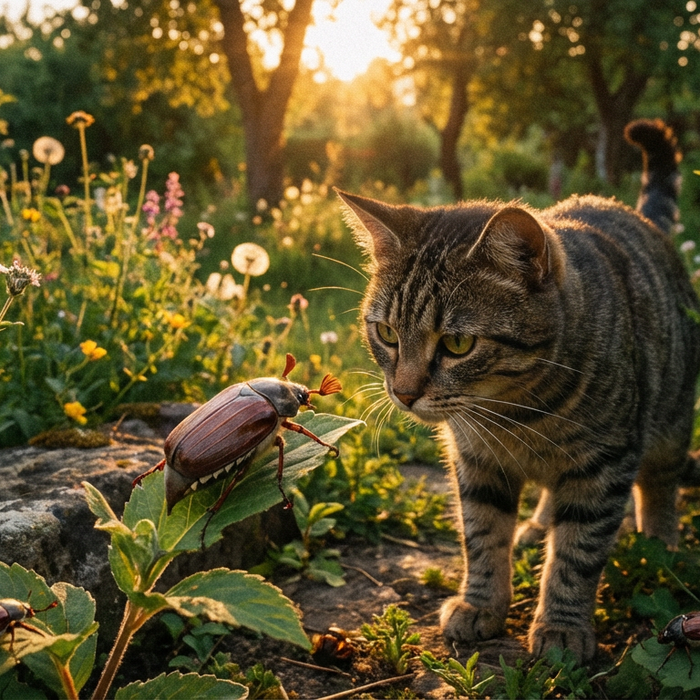Zijn junikevers giftig voor katten? Alles over gevaren en bescherming