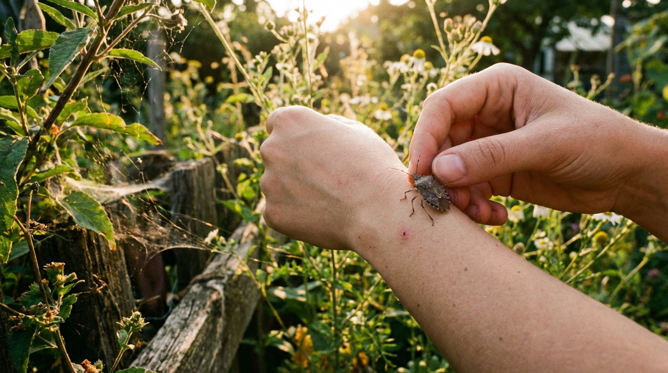 Stinkende insectenbeet: kunnen de insecten mensen bijten?