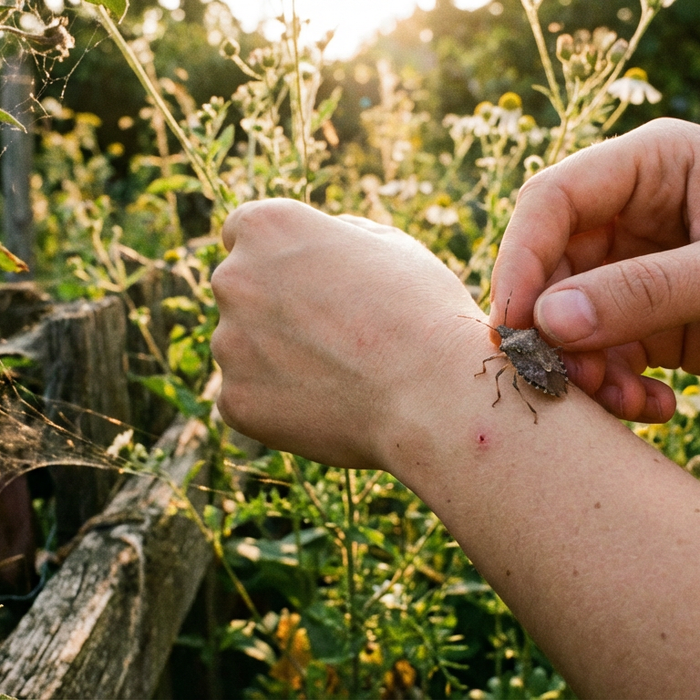 Stinkende insectenbeet: kunnen de insecten mensen bijten?