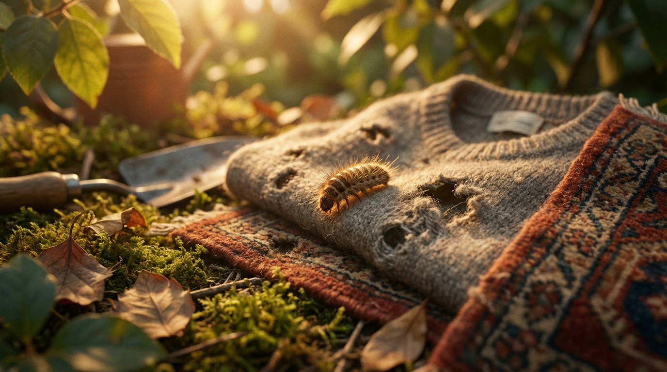 Larven van tapijtkevers gevaarlijk: Identificeer risico's voor de gezondheid en textiel