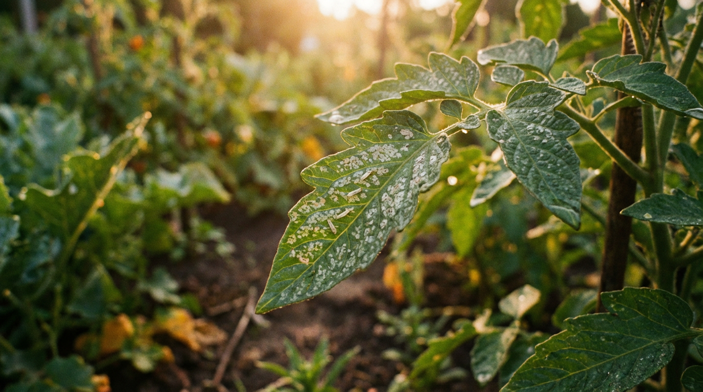 Trips wit: Oorzaken van witte larven en zilverachtige bladvlekken