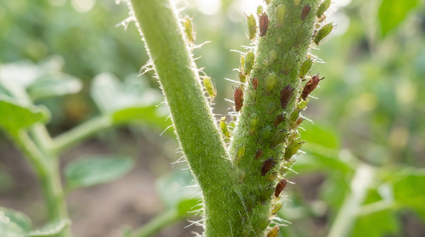 Tomatenbladluizen: hoe u uw oogst effectief en biologisch kunt redden