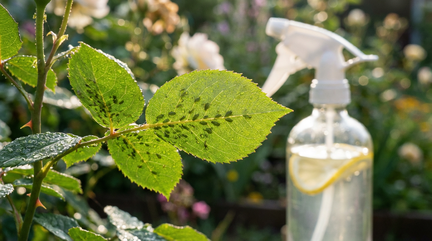 Azijn tegen bladluizen: huismiddeltje of gevaar voor uw planten?